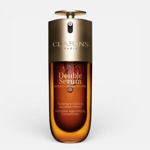 NEW Clarins DOUBLE SERUM- Anti-Aging + Anti-Wrinkle Serum NEW in box, 2.5 fl oz